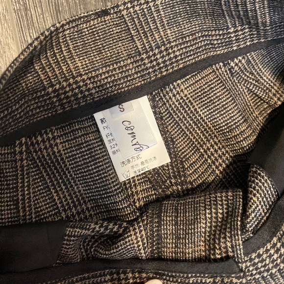 Plaid Pattern Pants - Picture 4 of 4